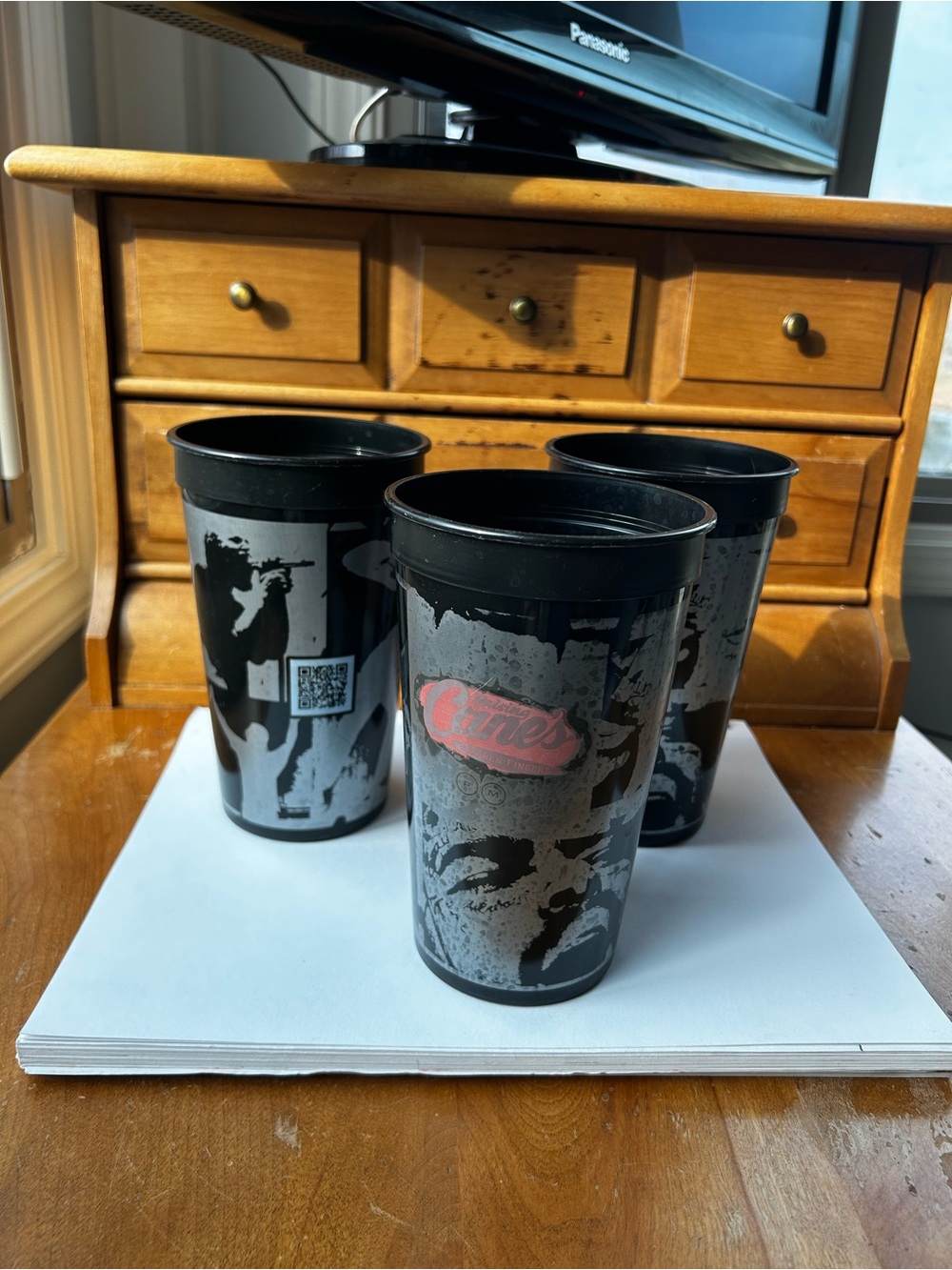 🖤🩶 Post Malone cups Plastic Tumbler - Set of 3